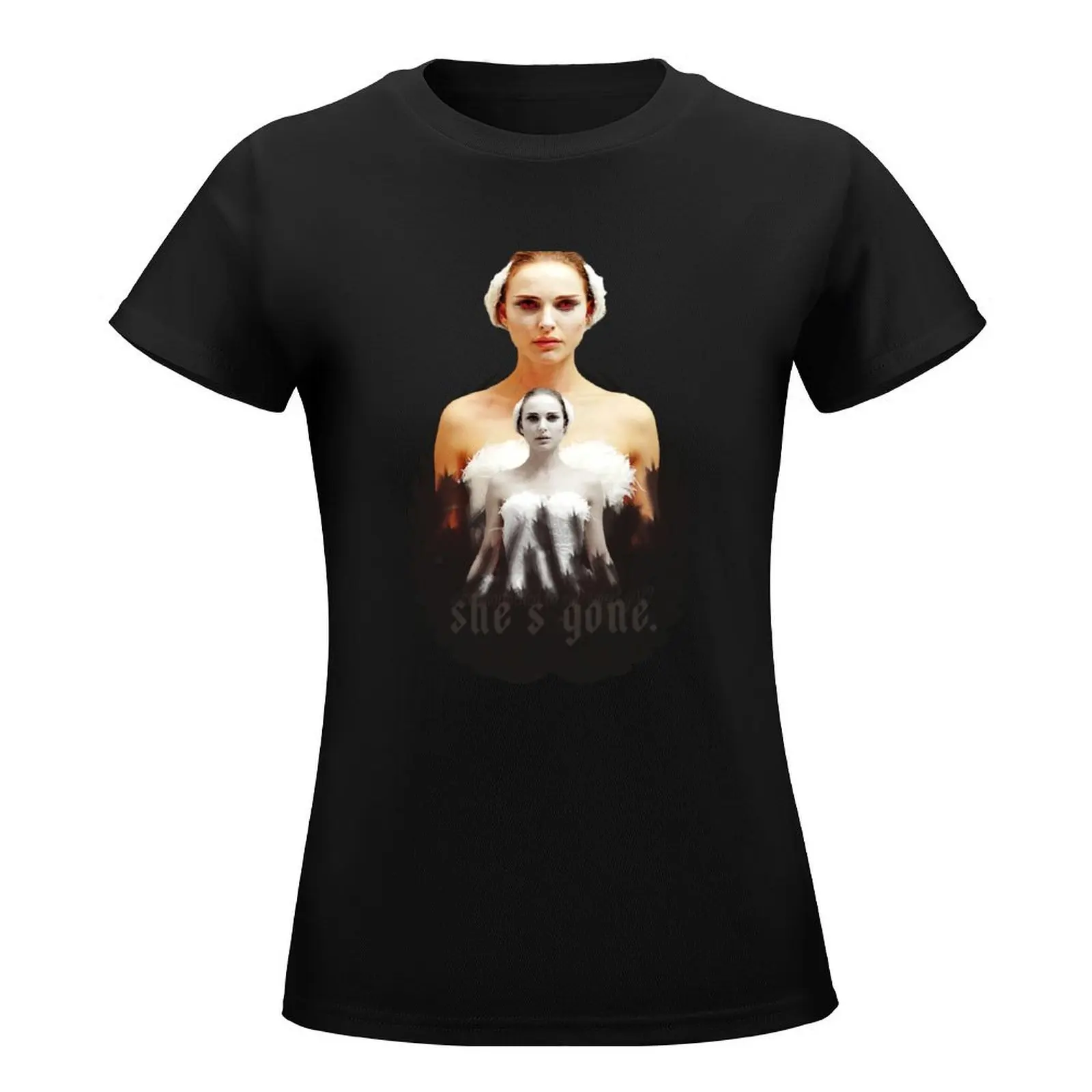 Black Swan sweet girl T-Shirt aesthetic clothes vintage clothes tops cute t-shirts for Women