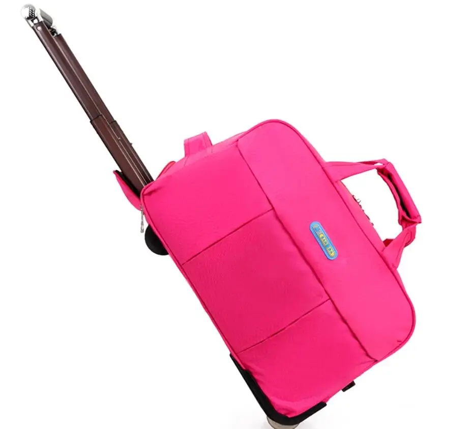 Travel trolley bag cabin size Boarding luggage bags Rolling Bag with wheels for women travel Duffel  Wheeled Travel luggage bag