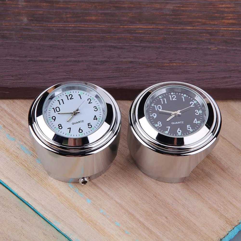 Waterproof Motorcycle Modification Table Aluminum Alloy Material Round Shape Clock for Moutain Riding Accessories