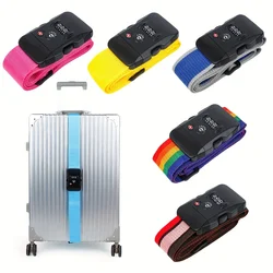 One-word TSA Packing Belt TSA Luggage Belt Customs Lock Suitcase Bundling Belt Luggage Reinforcement with Password 5*200cm