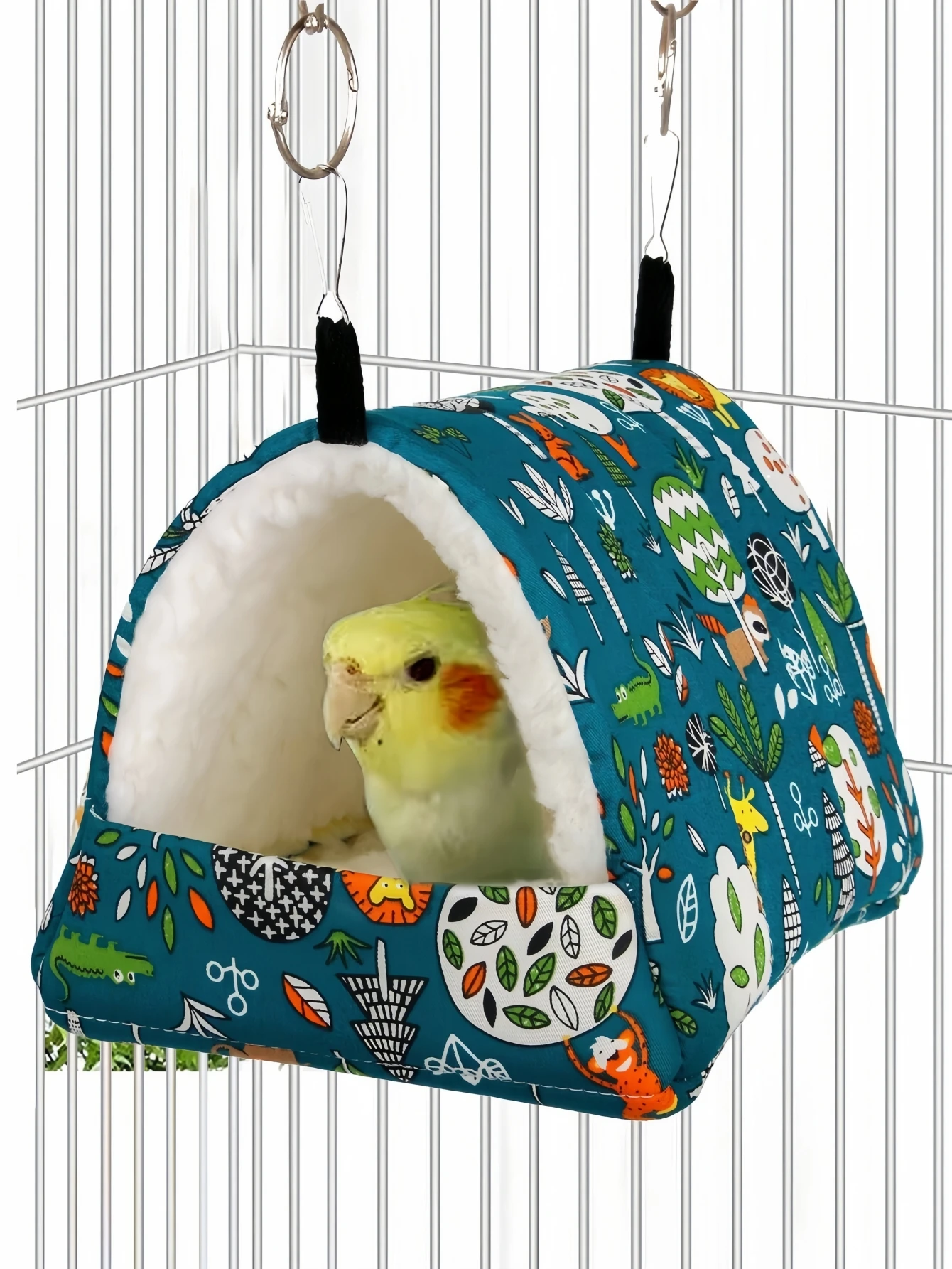 1 Stück, S/M/L/Xl Vogelkäfig, warmes Vogelnest, Winterbett, Hausschuppen, Hängebett, Zelt, Plüsch-Versteckzimmer, Papagei für kleine Haustiere