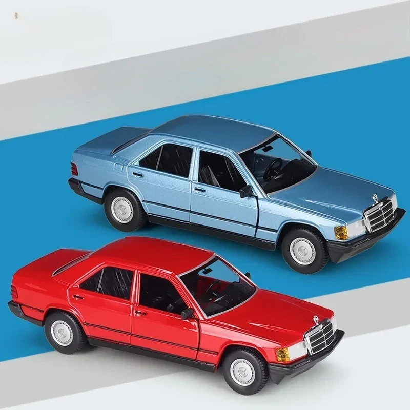 

1:25 M-B 190 E 2.6 High Simulation Diecast Car Metal Alloy Model Car Decoration Display Collection Gifts BE66