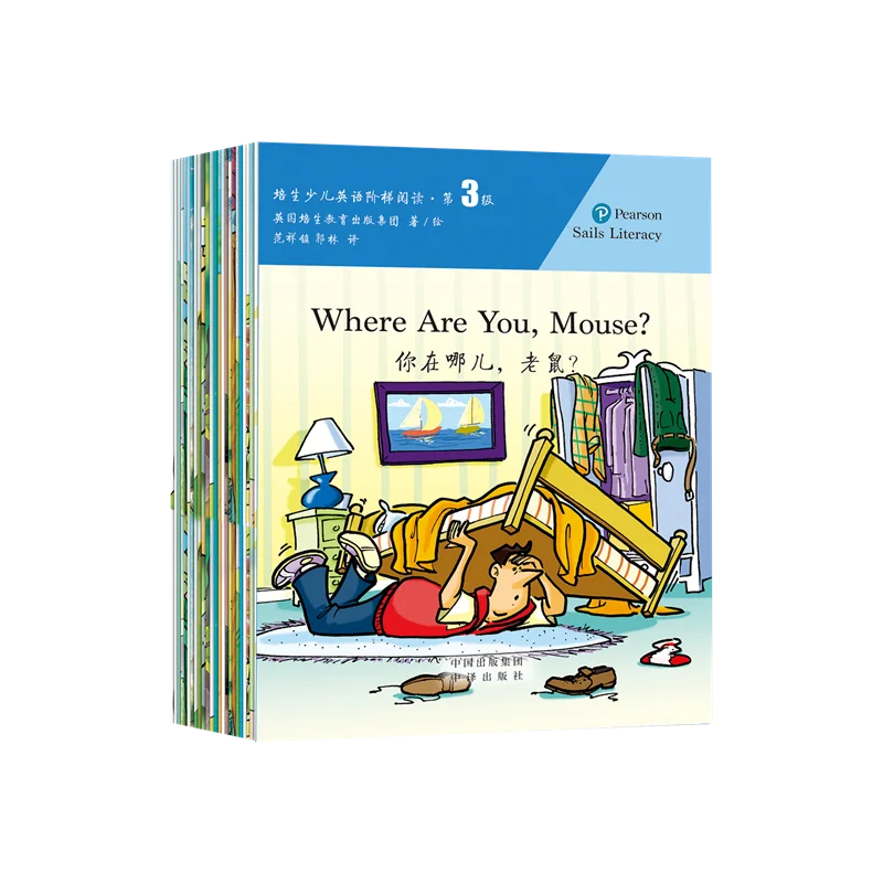 

Детское английское чтение Pearson Step-by-Step 123, полный комплект аудиоридера уровня 1-3 «Little Master»