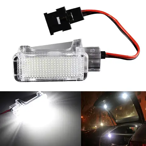 2PCS 또는 1PC CANbus 자동차 LED 의례 도어/트렁크/발/글러브 박스 라이트 램프 아우디 A1A2A3 A4 A5 A6 A7 A8 Q3 Q5 Q7 TT VW Skoda