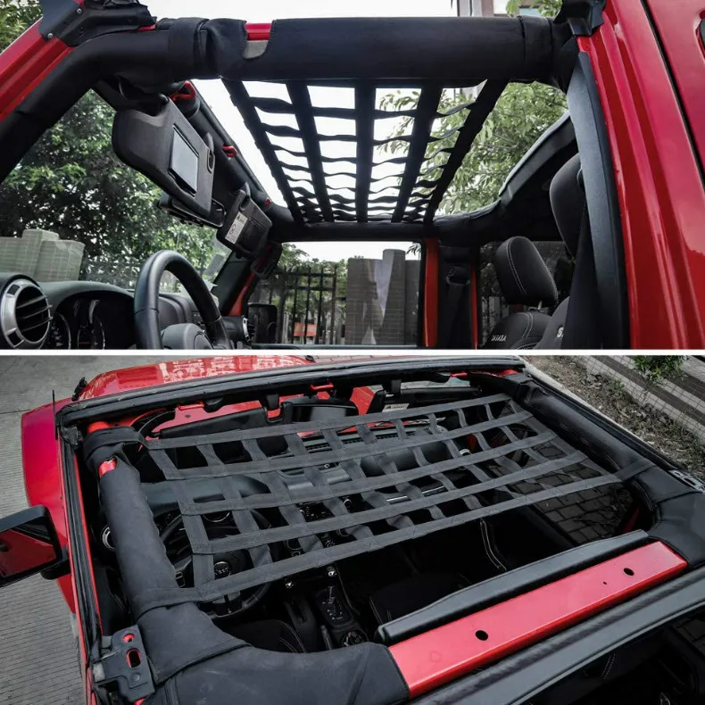 

Roof luggage net SUV roof net pocket car drying net 61.5 x 19inches