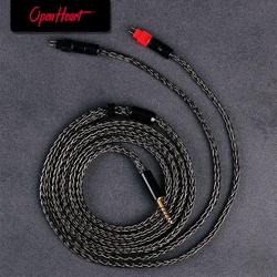 OPENHEART 16 çekirdek kulaklık kablosu XLR 4.4mm 2.5mm 6.35mm kablo için Sennheiser HD580 HD600 HD650 hd545 hd565 hd535 HD660S HD6XX