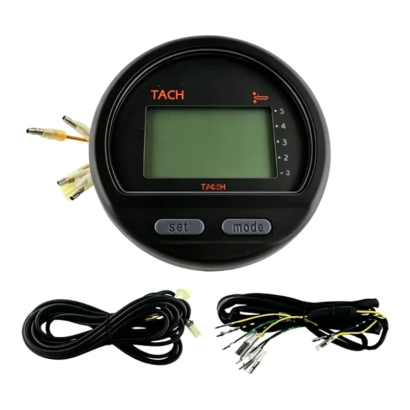 

Multifunction LED Motorcycle Real Time Speed Gear Display 6Y58350TD200 Speedometer Easy Installation Waterproof H9EE