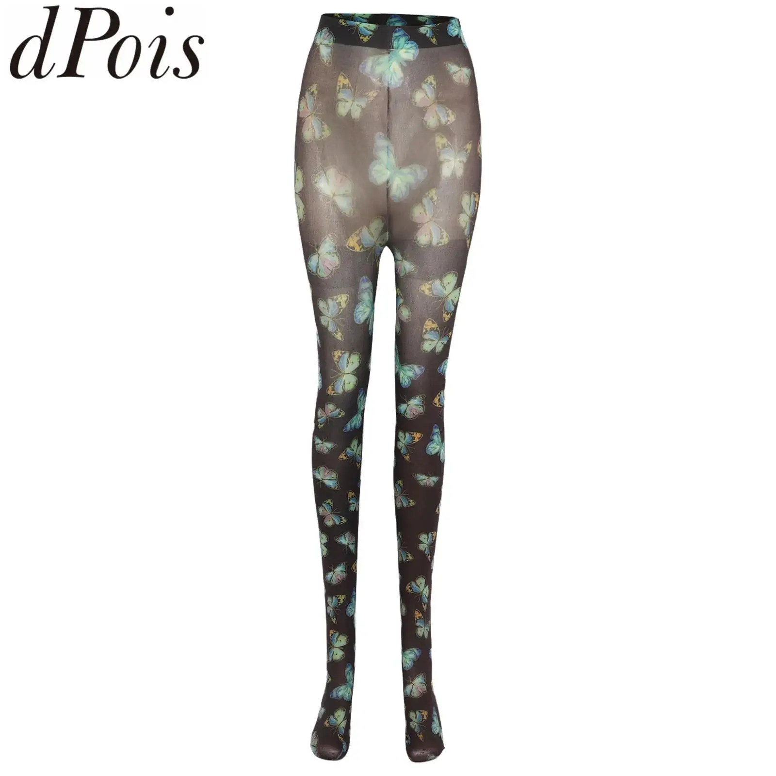 Women Yoga Pants High Waist Trainer Sports Leggings Long Tights Graffiti Push Up Running Trouser Workout Tummy Control Stocking