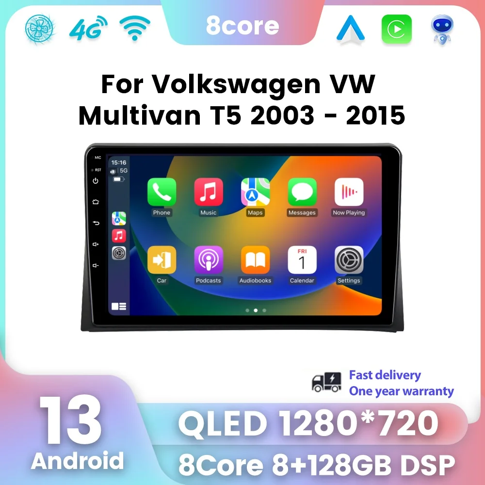 

QLED 2Din Car Intelligent System Android Auto For VW Volkswagen POLO 5 sedan 2008 - 2020 Stereo Car Radio Multimedia GPS Carplay