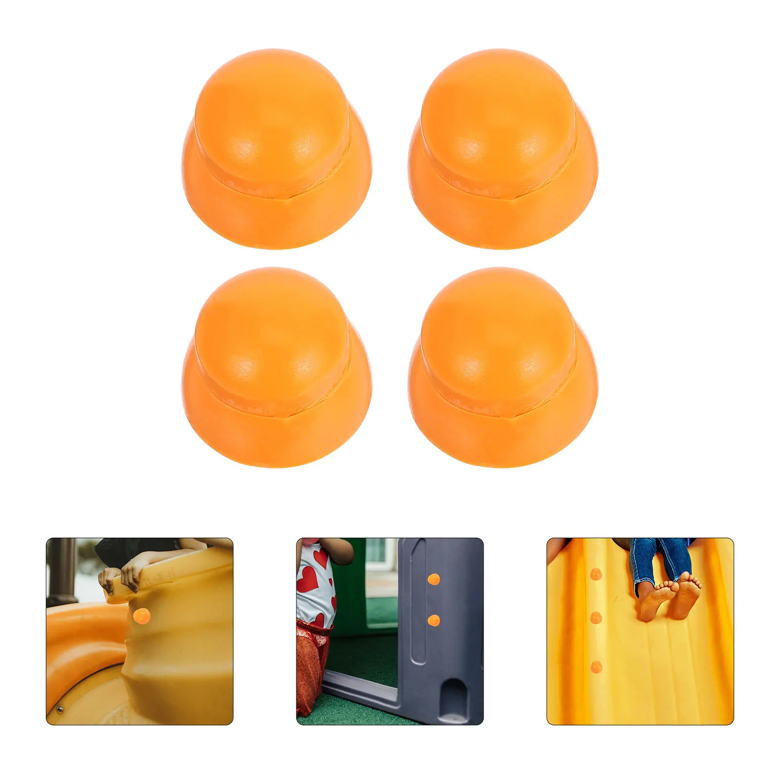 

10Pcs Playground Equipment Safety Covers Durable Plastic Universal Fit Easy Installation Bright Colors Safe Visually Appealing