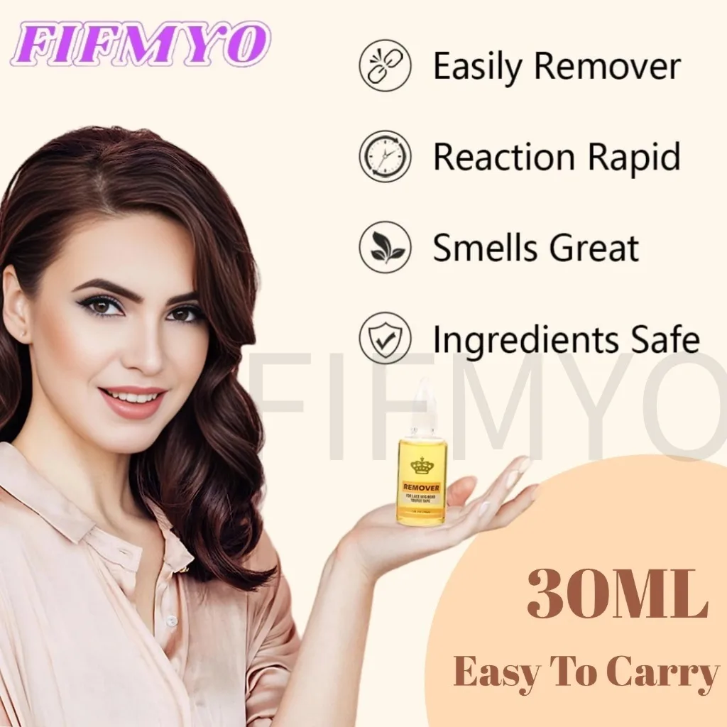 removedor de extensiones de cabello Removedor de pegamento para el cabello, para encaje, peluquín, cinta de trama de piel, peluca, removedor adhesivo, removedor de extensiones de cabello para peluquín Frontal