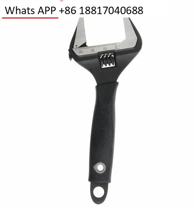 Imported Japanese ultra-thin large opening movable wrench with scale RBV-006T/8/010/012