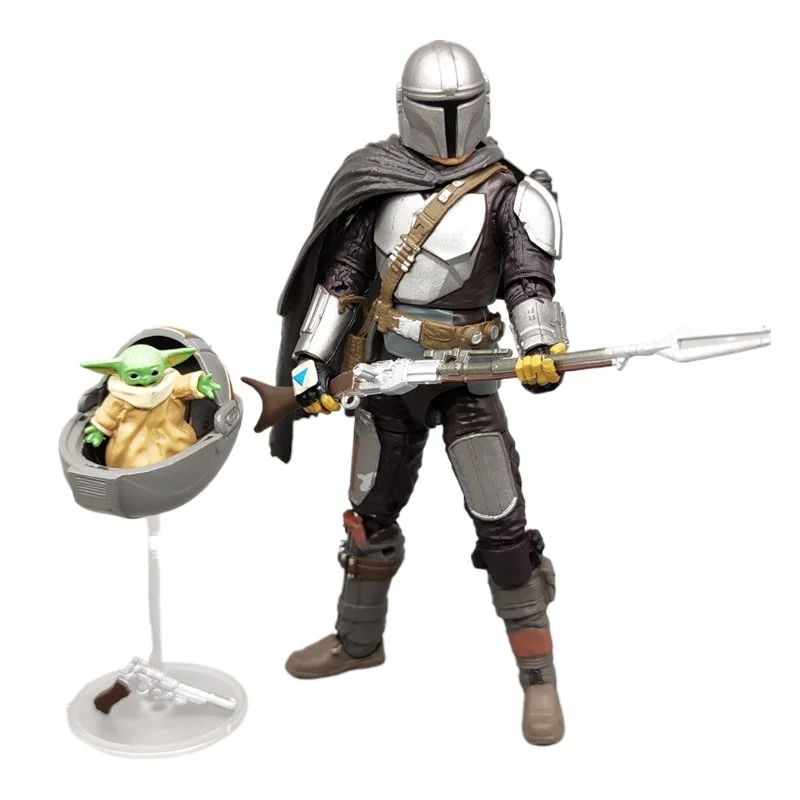6インチのスターウォーズ白兵フィギュア、バウンティハンター可動人形モデル玩具、ダースベイダー、ヨーダ、ベイビー