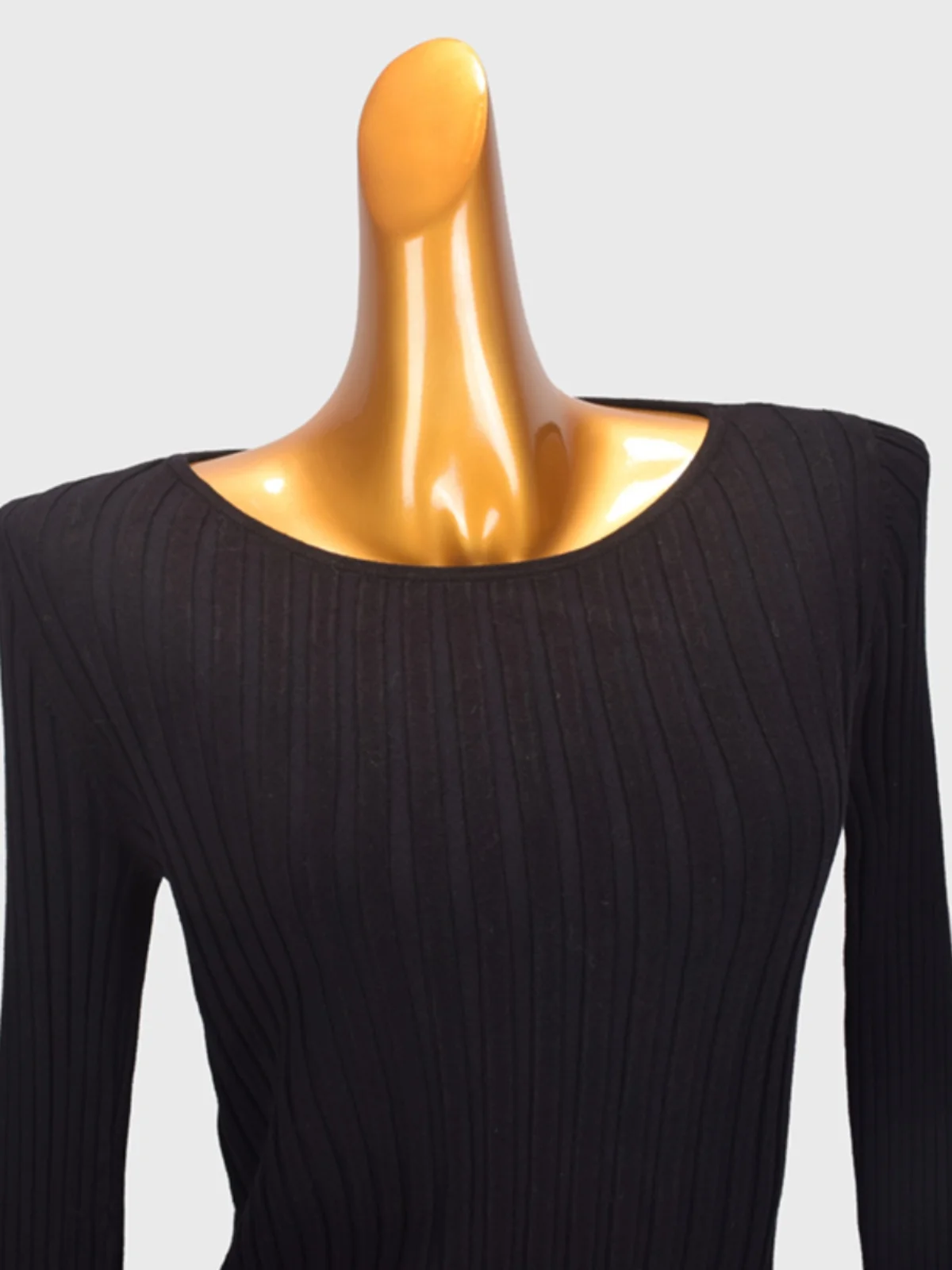 Sexy Bal Long Sve Knitted Top Women's Faion Design Slim Fit Inner Wear T-irt Soft Viscose Fiber Autumn New Arrival