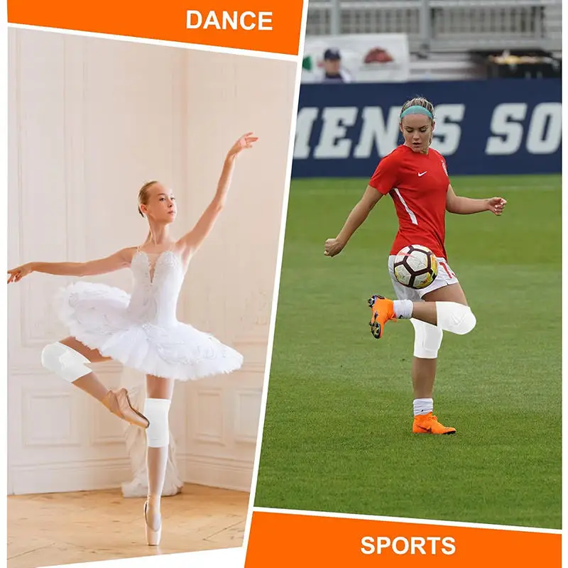 Tanz Schwamm Knie Pad Warme Volleyball Tanz Knie Anti Kollision Übung Verdicken Knie Pad Sport Dance Knie Pad Skating – Detail 10