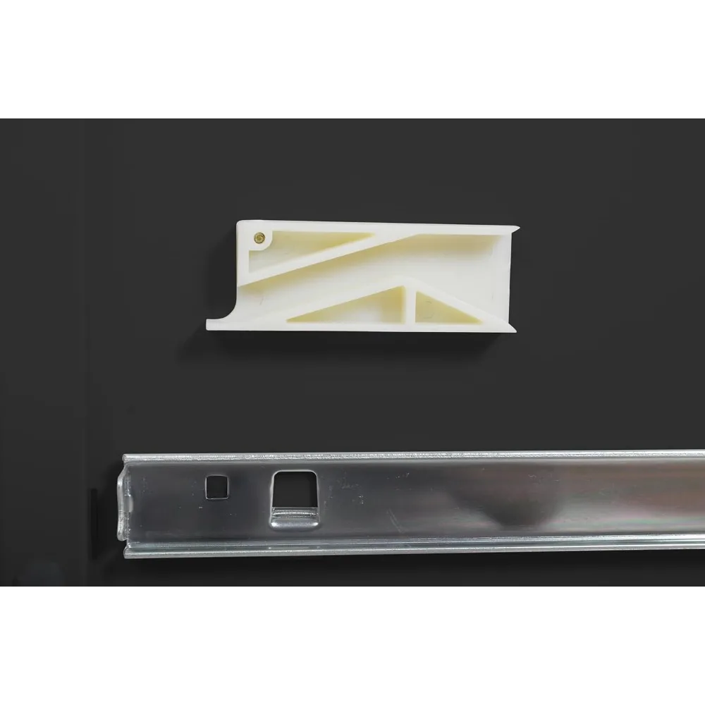 خزانة ملفات معدنية قابلة للقفل بدرجين لملفات القانونية والحروف، تصميم حديث، أسود، تخزين آمن للمستندات