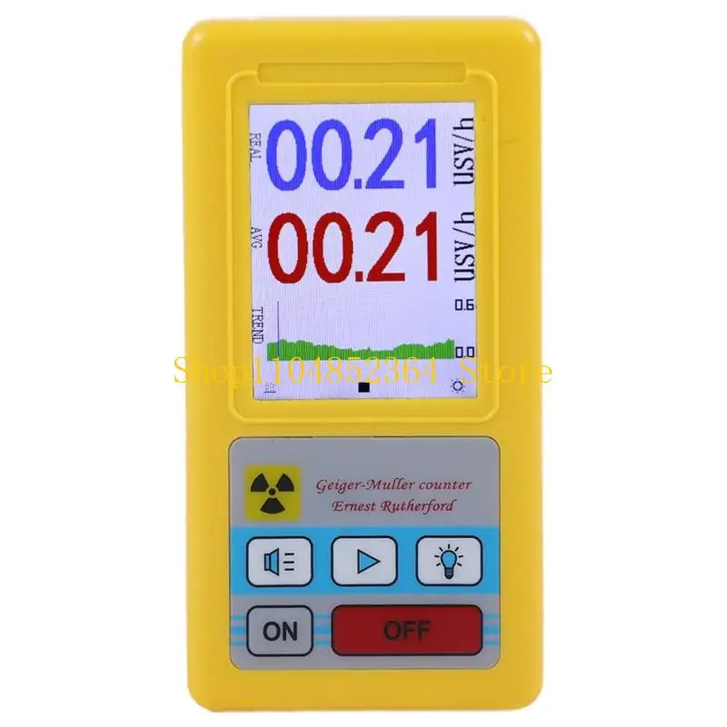 652f 정밀 방사선 측정 장치 경량 설계 기저 거는 방사성 스크리닝에 적합한 카운터