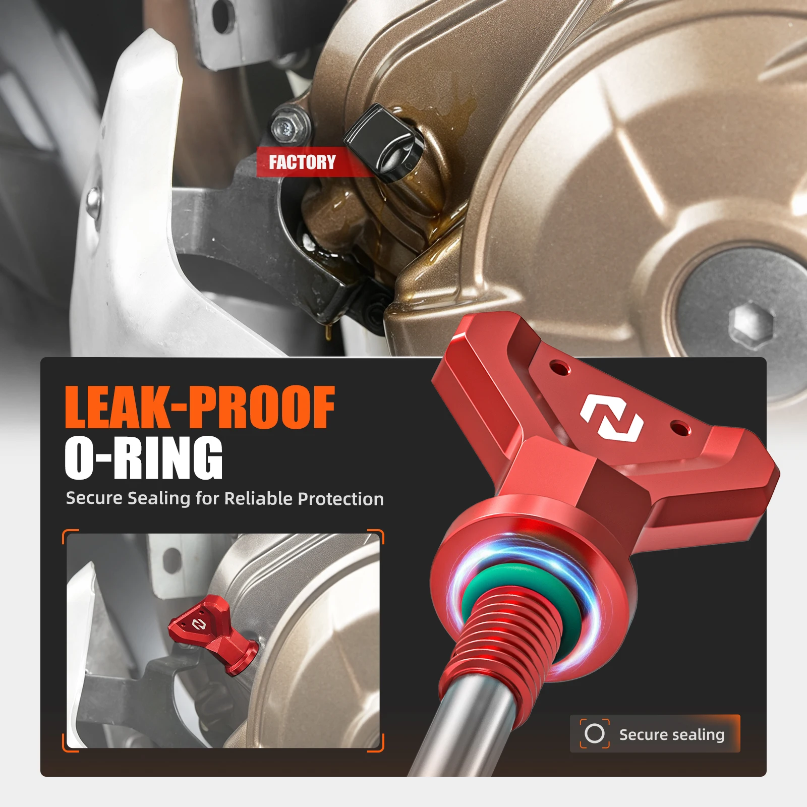 NICECNC Ölmessstab für Honda CRF1100L DCT 2020-2026 2025 2024 CRF1000L DCT 2016-2019 15650-MJP-G81 – Detail 12