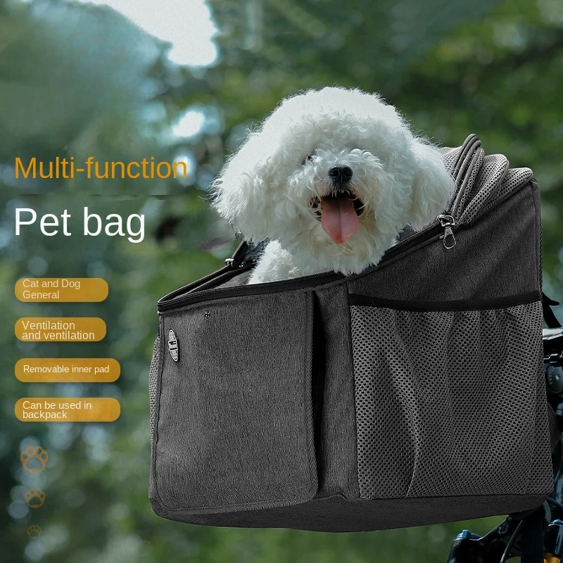 

Cat Dog Pet Bag Lightweight Breathable Backpack Backpack Bicycle Front Bag Cycling Head Bag