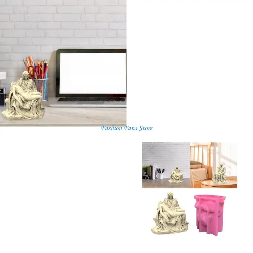 

Силиконовые формы Pieta, ретро-римская статуя, смола, форма для изготовления мыла, свечей «сделай сам», форма для изготовления