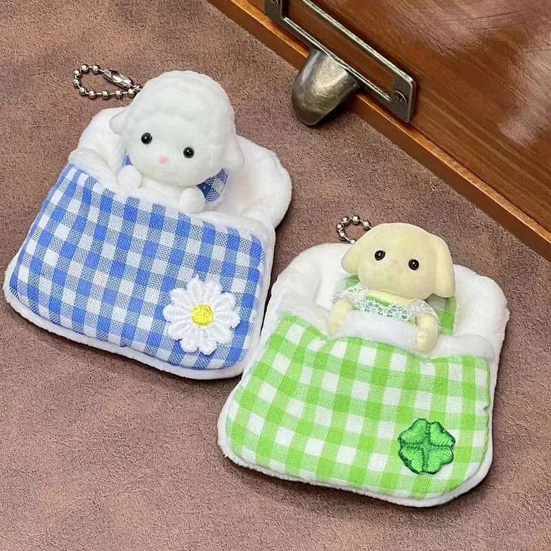 حار القطن دمية خيمة السرير لطيف الإبداعية سطح المكتب الديكور كيس النوم الصغير قلادة بيت الدمية لينة Kawaii الفراش الملحقات