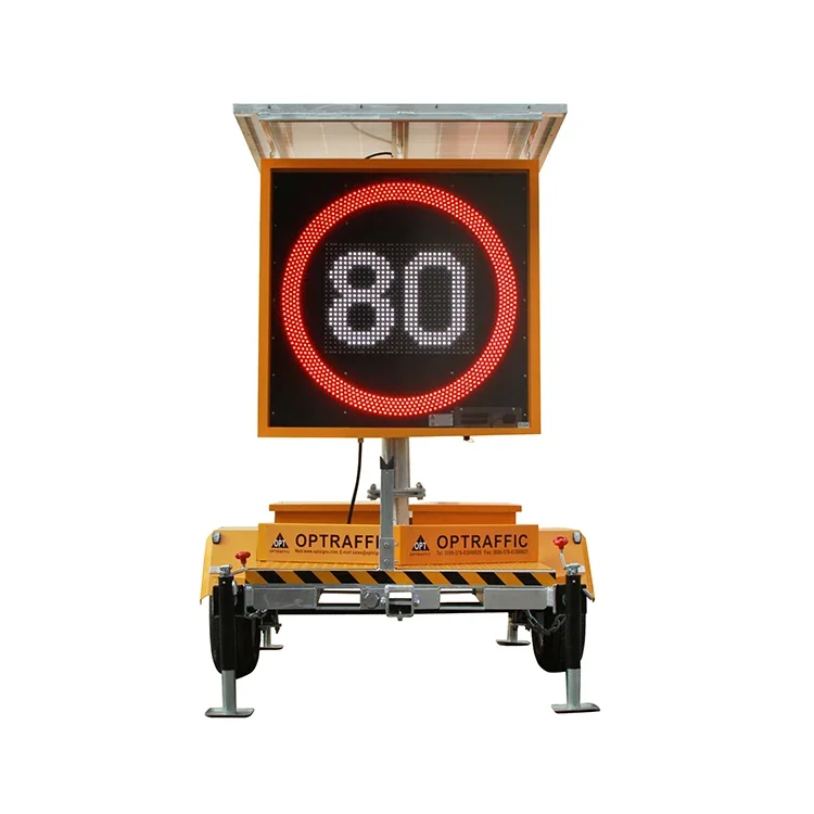 Solar powered led radar sensors controlled traffic speed sign solar powered limit signs radar detector