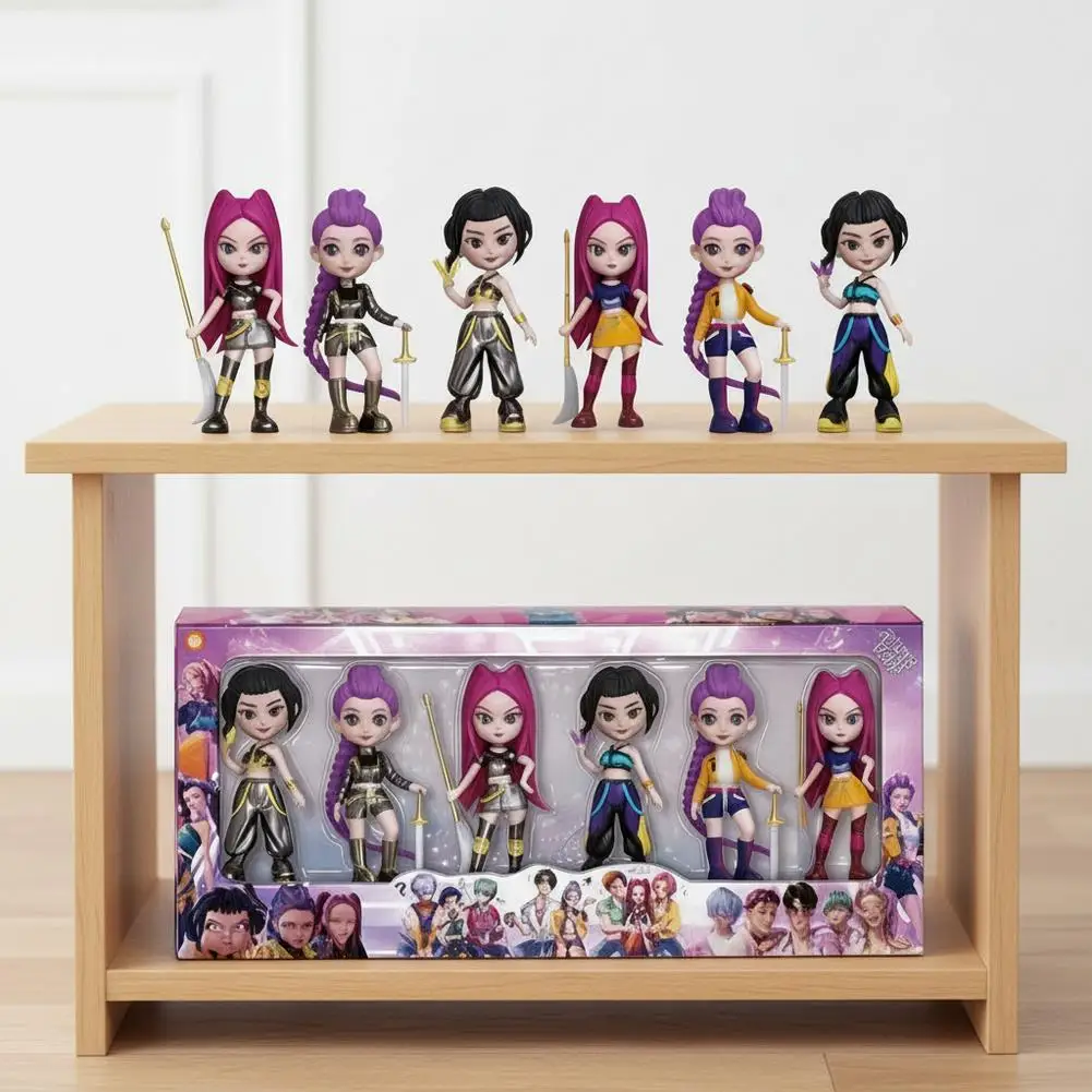 Demon Hunters-figura de Anime Kpop, modelo de caja ciega, juguete de dibujos animados, periféricos para juegos, decoración de escritorio, modelo de colección para regalo de chico