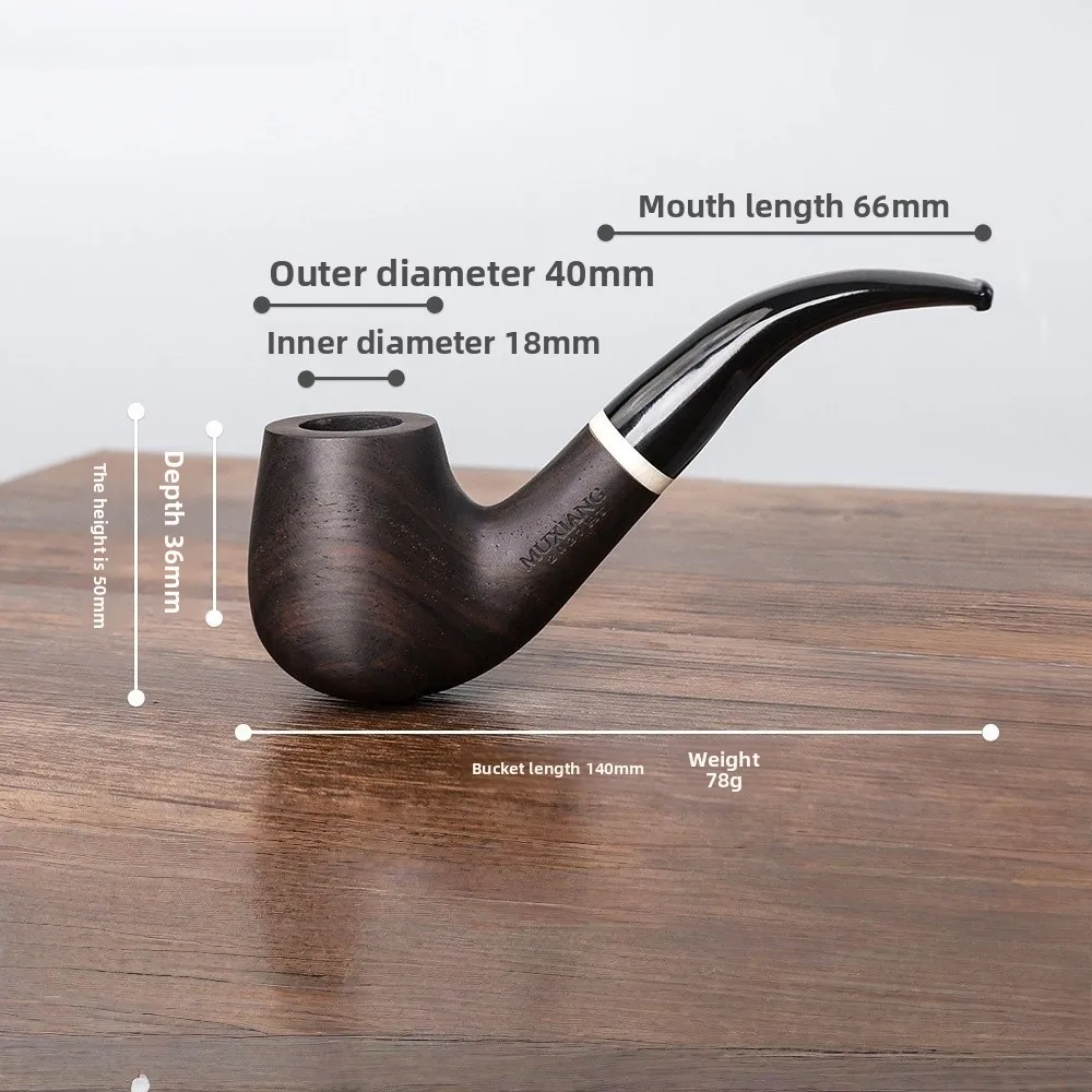 

Premium Smoking Pipe Kit with 5 Replaceable Filters Smooth Draw Dropshipping Accessories