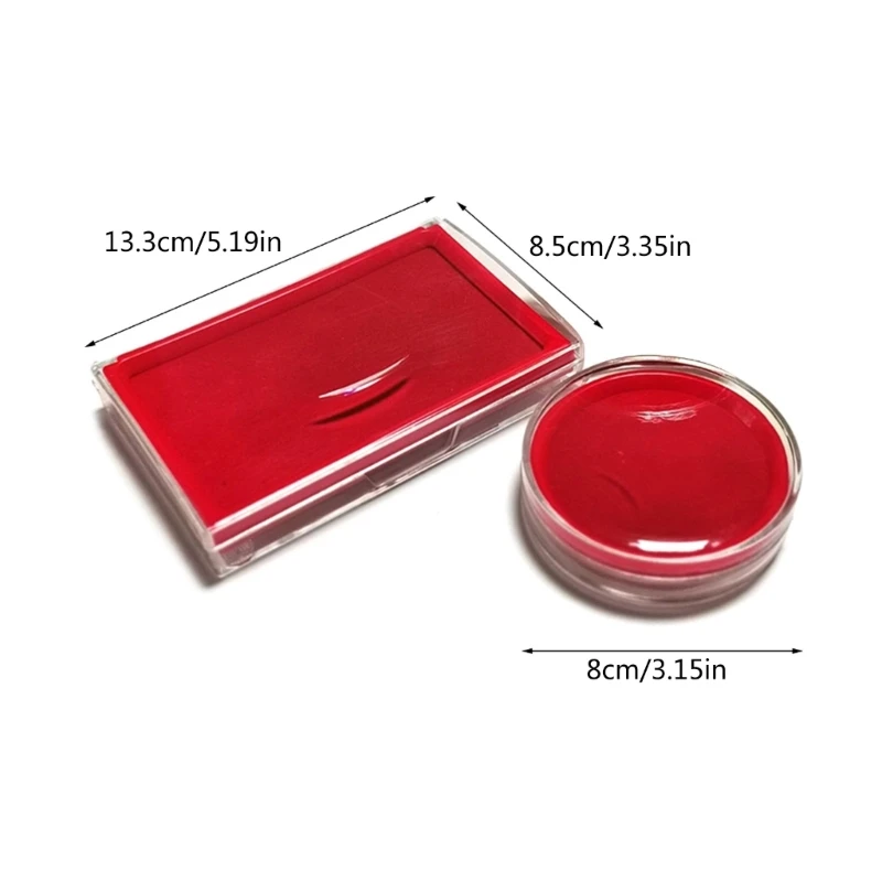 Чернильная подушечка для печати пальцев Чернильная подушечка для штемпеля Чернильные подушечки Яркие цвета, четкие отпечатки