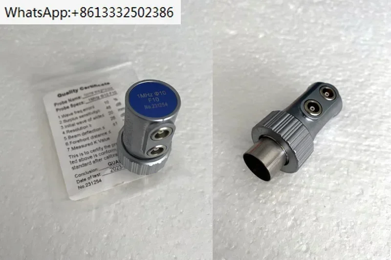 

F10 10mm 1MHz/2MHz/4MHz/5MHz, Dual Straight Beam Probe Transducer