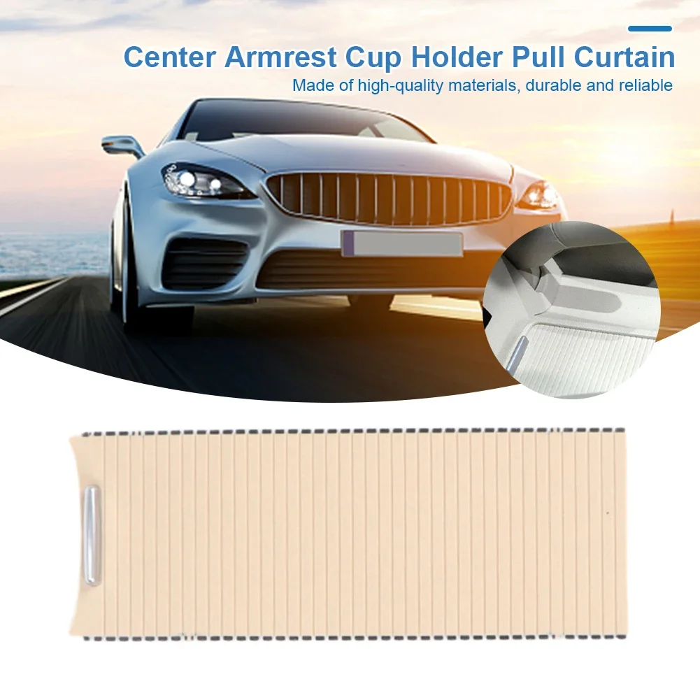 Центральная консоль, скользящая крышка для роликовой шторки 5KD8325319 5T центральный подлокотник-ящик, крышка 5KD83253182V для VW Golf 6 2009-2014