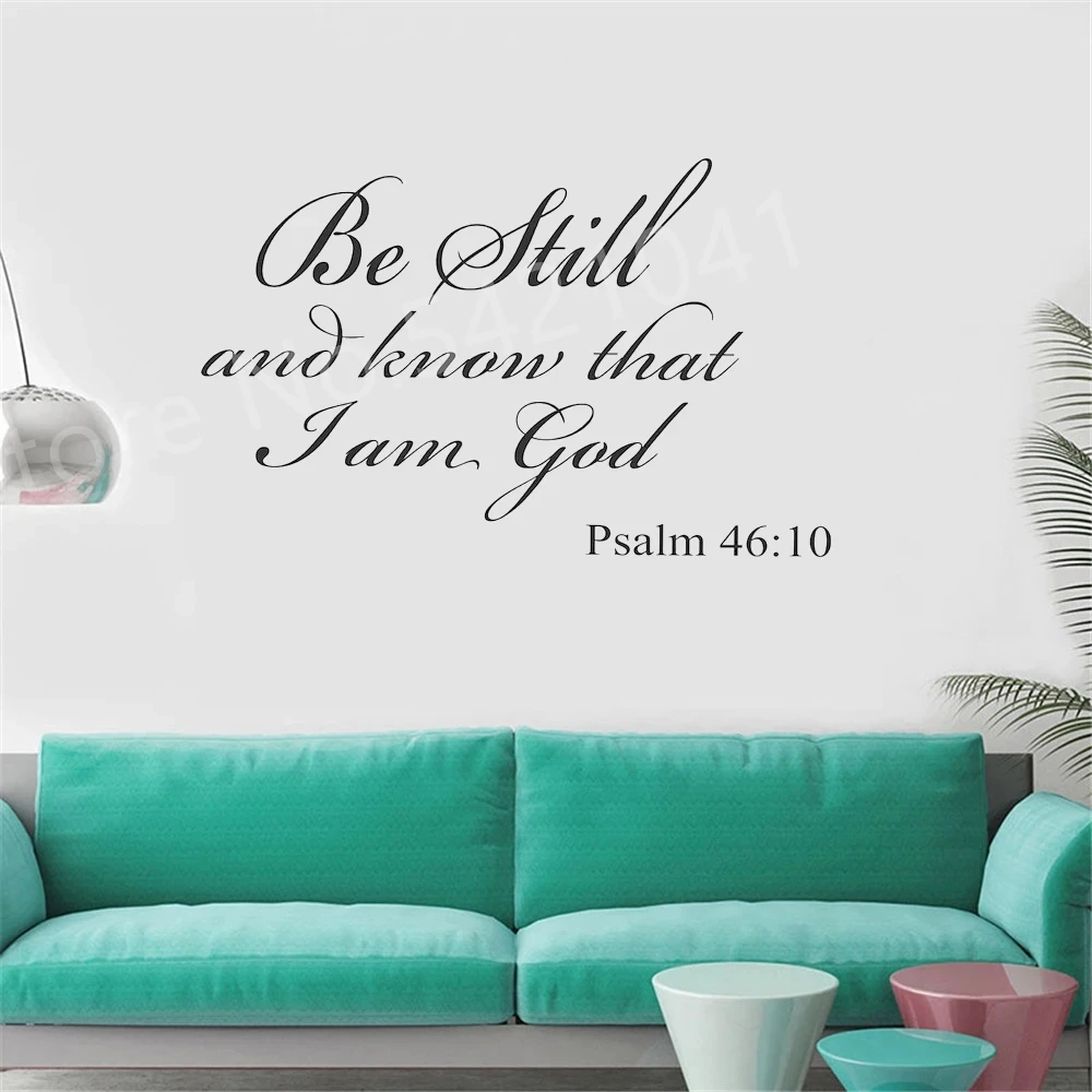 

1 pc new classic Durable Bible Verse Wall Sticker Removable Wall Stickers Diy Wallpaper For Kids Room Living Room Home Decor