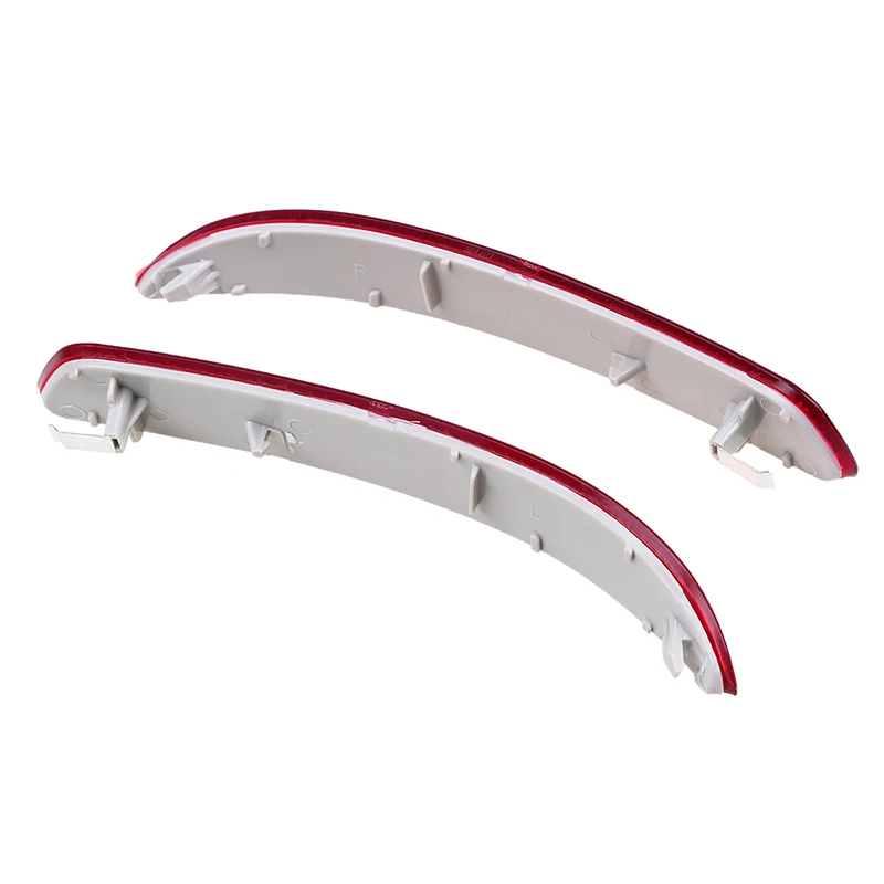 POSSBAY Rear Bumper Reflective Strip Light for BMW X5 E70 3.0d/3.0sd/3.0si 2007 2008 2009 2010 Pre-facelift Red Lens Reflector