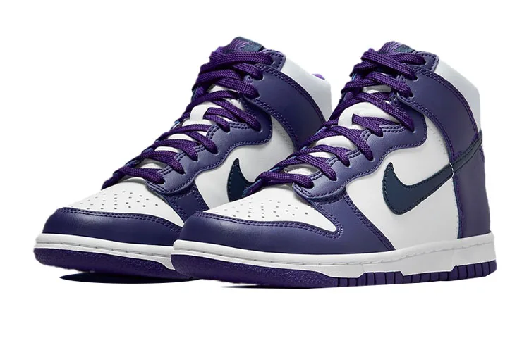 Buty Nike Dunk High Electro Purple Midnight Navy GS