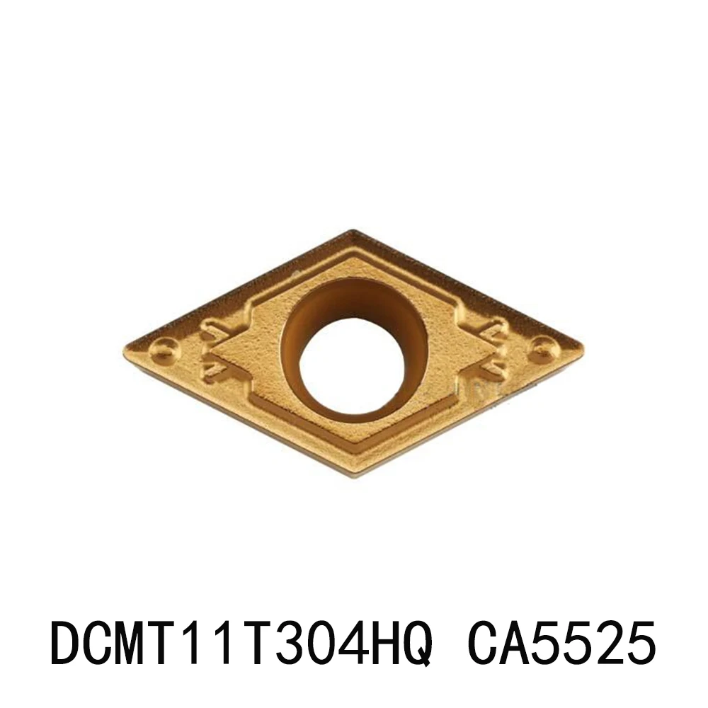 

DCMT11T304HQ CA5515 DCMT 11T304HQ 3251HQ CA5525 Токарные вставки с PVD покрытием карбидные Инструменты держатель расточные Бар Фрезерный резак с ЧПУ