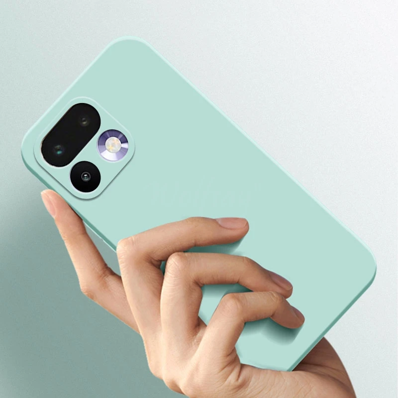 Für Realme 16 Pro Plus Hülle Flüssiges Silikon Einfarbiger Gummi Realme 16 Pro Plus Hülle TPU Sturzsicherer Schutz Realme 16 Pro Hülle – Detail 6