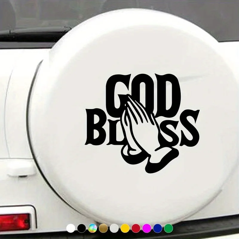 1pc Removable Faith Stickers Car For Car Body Decor Auto Body Styling Stickers Accessories