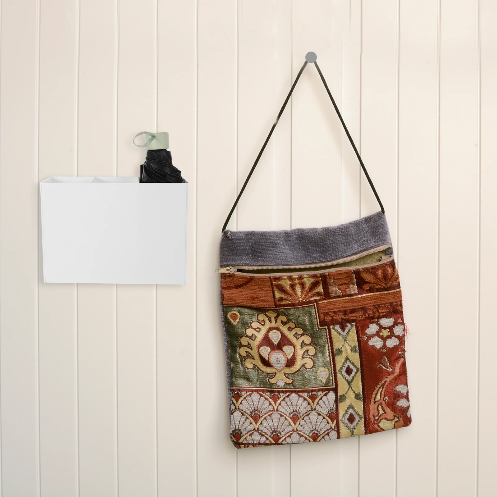 

1pc Umbrella Storage Mounted Holder Space-saving Stand for Home Office Entryway Material Modern Style