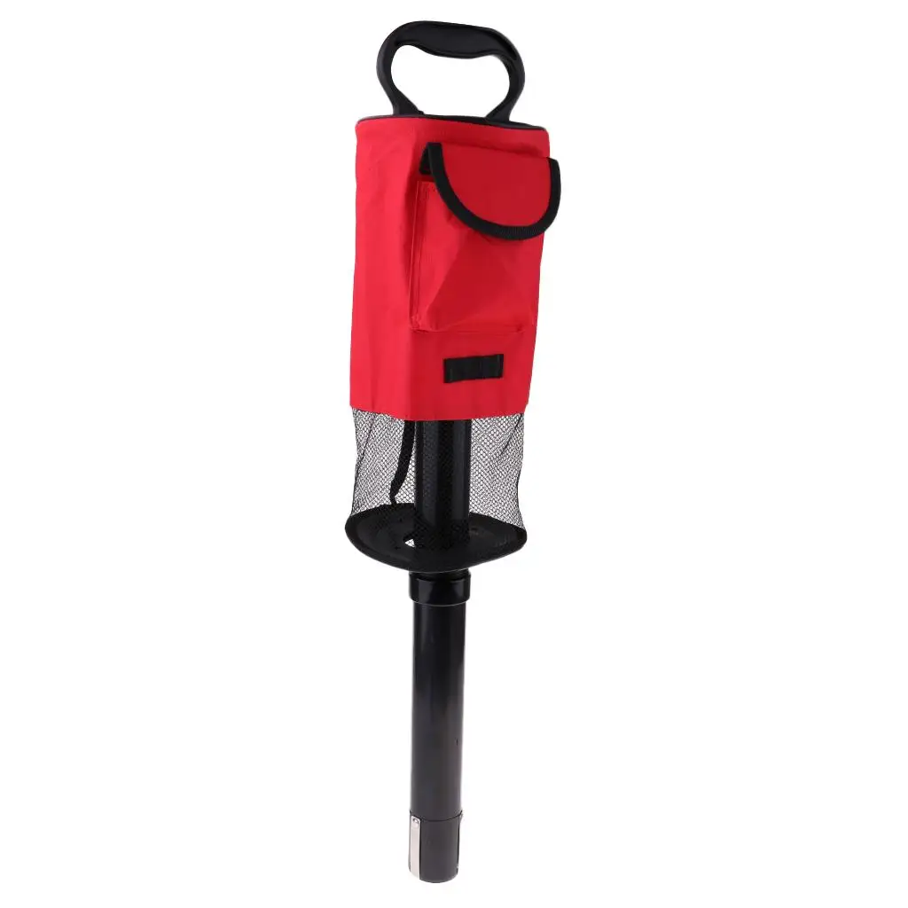 

Golf Ball Collector Plastic Shag Bag Picker Retriever Large Capacity Golf Ball Pouch for Golf Practice