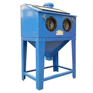 SandblastingandSandblaster Cabinet 90 Gallon with Dust Collection Reclaimer System Floor Abrasive Blast Cabinet for Rust Grime