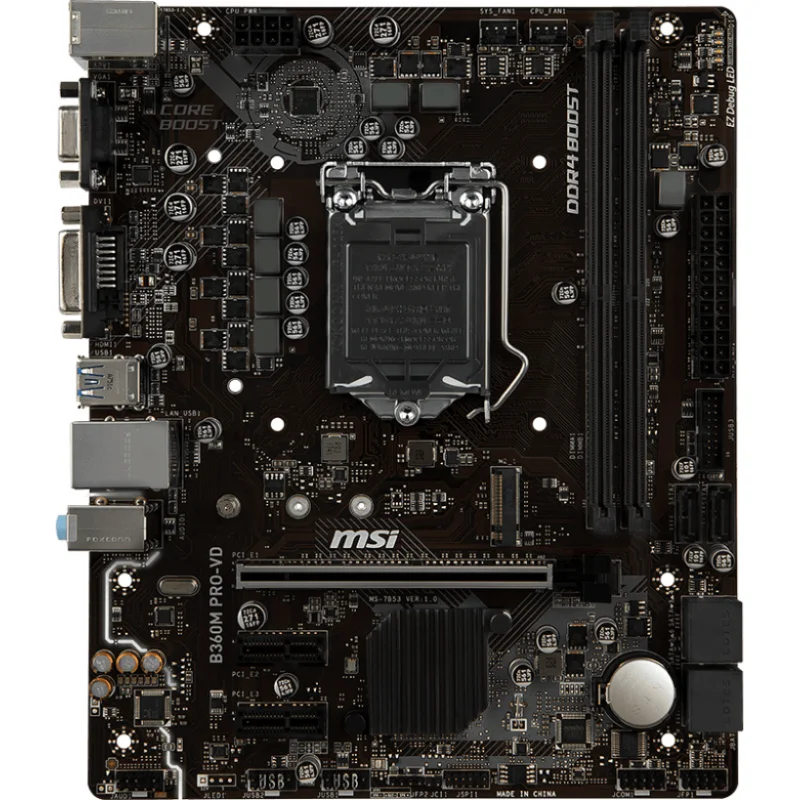 FOR MSI B360M PRO-VD Motherboard Supports 8/9th Generation CPU DDR4 32G