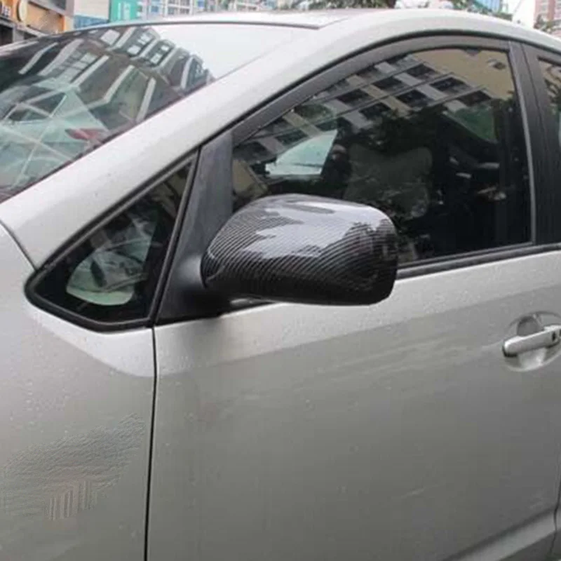 Tapa de espejo retrovisor, cubierta de puerta lateral, carcasa de ala para Toyota Yaris 2007 2008 2009 2010 2011, tapa de carcasa de espejo exterior