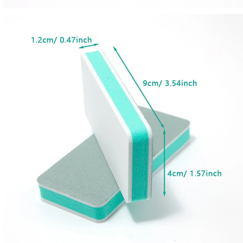 10pcs 600/3000 Grit Nail Buffer Block Polishing UV Gel Nail Polisher Shiner Buffer Files Manicure Pedicure Tools Nails Care