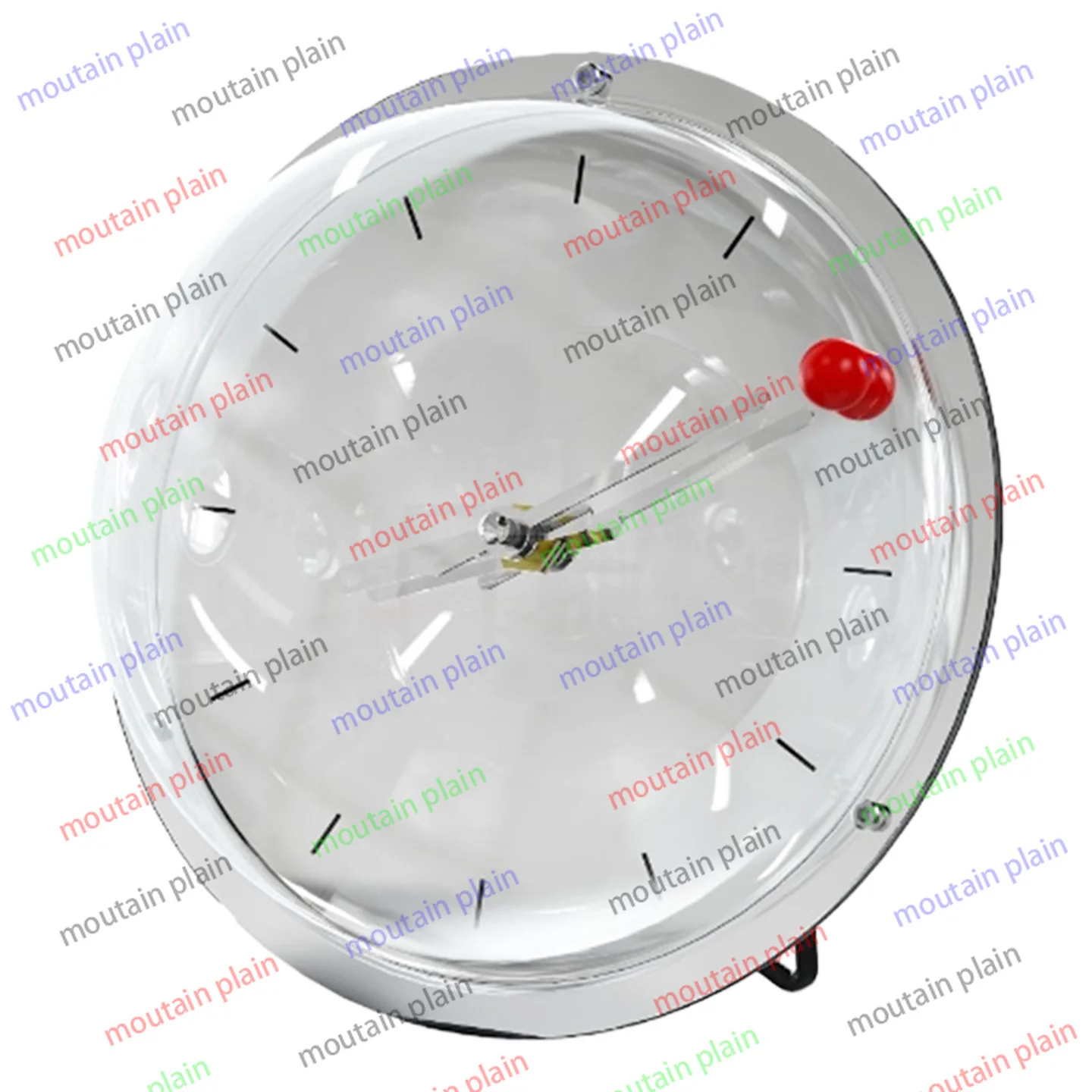 

Настенные часы в скандинавском стиле с прозрачным корпусом, круглые, для дома, спальни, кабинета, рабочего стола, декоративные