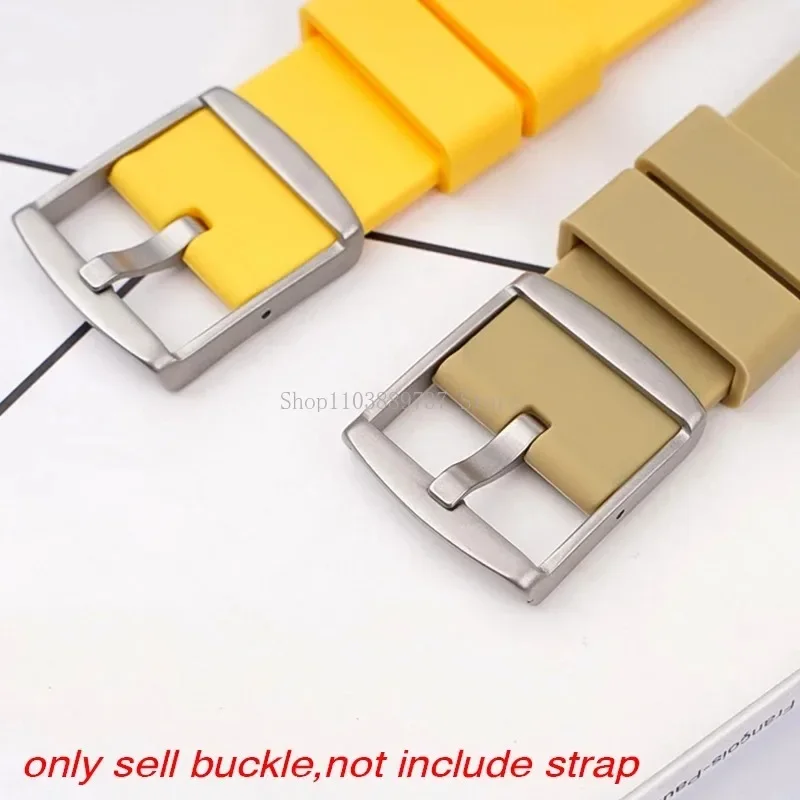 Stainless Steel Silver Watch Buckle for Swatch 1pcs 16mm 18mm 20mm 22mm 24mm Metal Pin Buckle Watch Band Clasp Strap Belt Button