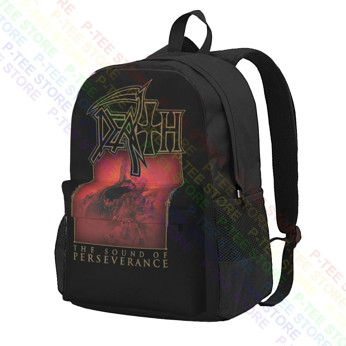 Death The Sound Of Perseverance Relapse Records Large Capacity Backpack School New Style Gym Tote Bag Large Capacity