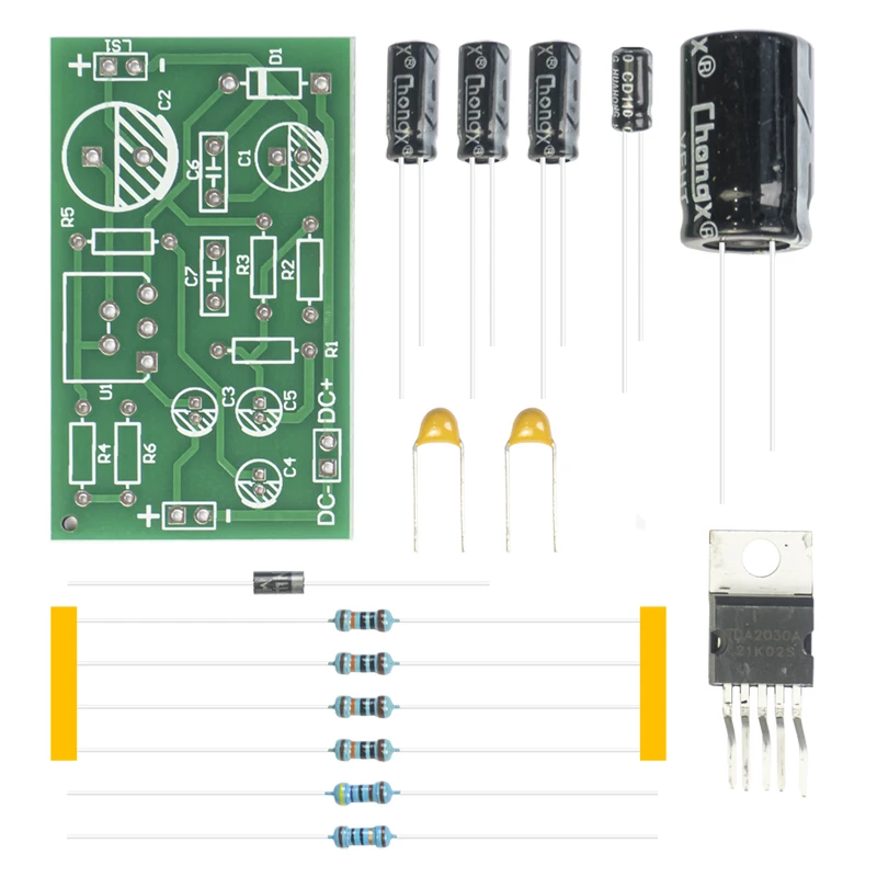 Simplified TDA2030A Mono Amplifier Kit DIY Electronic Components Supplies Assembly and Soldering Kit