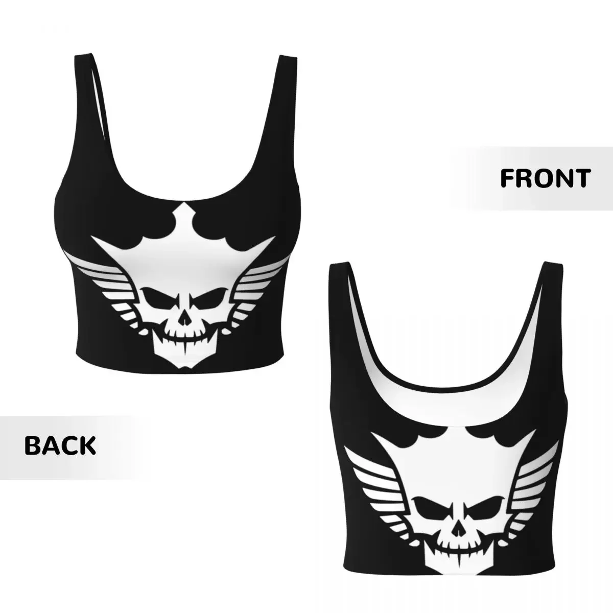 Custom Cody Rhodes Mes Women Sports Vest Bra Gym Workout High Impact Yoga Crop Tank Tops