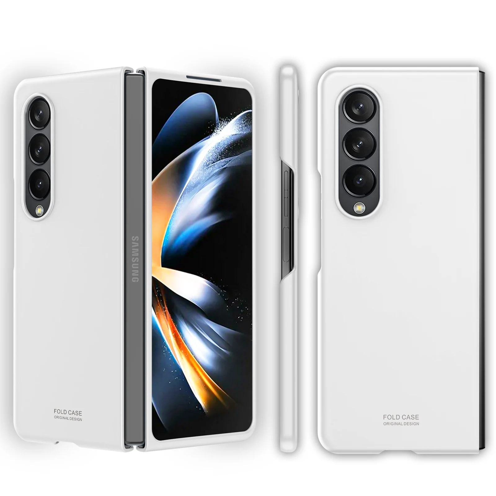 Für Samsung Galaxy Z Fold 4, luxuriös, ultradünn, hautfreundlich, matt, faltbar, stoßfest, Schutz, PC-Hartschale, Zubehör – Detail 8