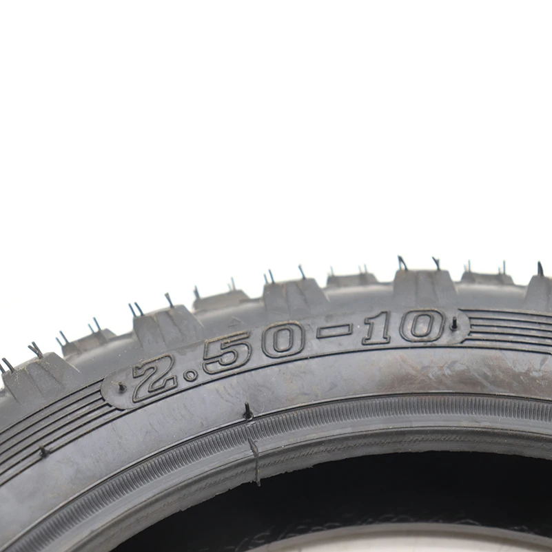 High Quality  Rubber Motorcycle Tyre 2.50-10 Inner Tube Outer Trye,front and Rear Wheel ,wheel Hub